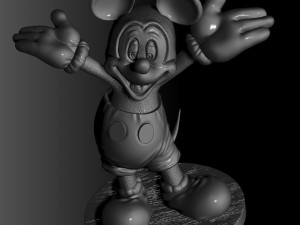 Mickey Minnie Mouse and Pluto Modèle 3D