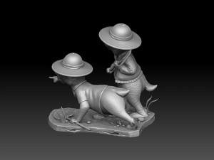Chip n Dale Rescue Rangers for 3D Printing Stl Modello di stampa 3D