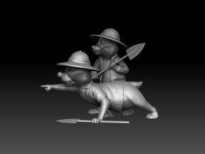 Chip n Dale Rescue Rangers for 3D Printing Stl Modello di stampa 3D