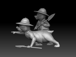 Chip n Dale Rescue Rangers for 3D Printing Stl Modello di stampa 3D