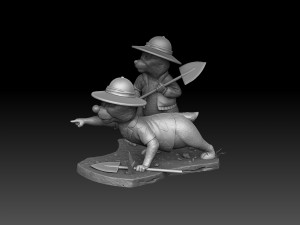 Chip n Dale Rescue Rangers for 3D Printing Stl Modello di stampa 3D
