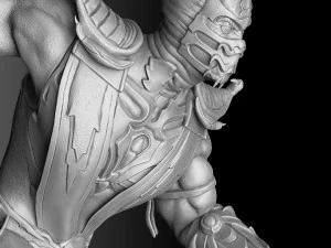 Scorpion mk9 vs Sub-Zero mkx for 3D printing STL 3D Print Model
