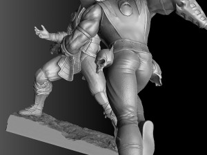 Scorpion mk9 vs Sub-Zero mkx for 3D printing STL 3D-Druckmodell