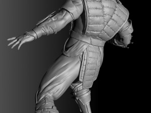 Scorpion mk9 vs Sub-Zero mkx for 3D printing STL 3D-Druckmodell