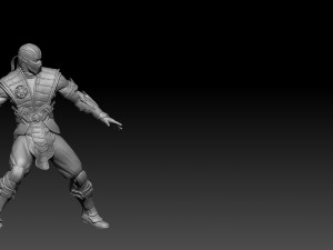 Scorpion mk9 vs Sub-Zero mkx for 3D printing STL 3D-Druckmodell