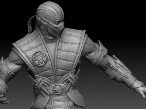 Scorpion mk9 vs Sub-Zero mkx for 3D printing STL 3D Print Model