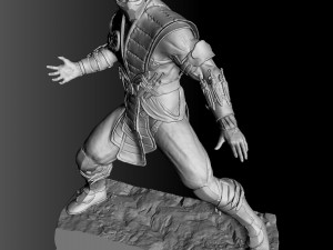 Scorpion mk9 vs Sub-Zero mkx for 3D printing STL 3D-Druckmodell