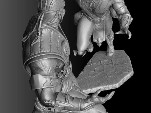 Scorpion mk9 vs Sub-Zero mkx for 3D printing STL 3D Print Model