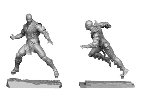 Scorpion mk9 vs Sub-Zero mkx for 3D printing STL 3D Print Model
