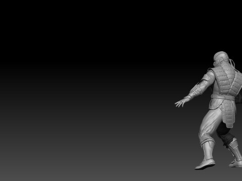 Scorpion mk9 vs Sub-Zero mkx for 3D printing STL 3D-Druckmodell