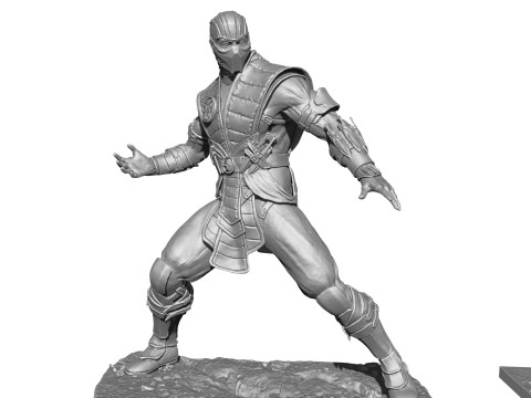 Scorpion mk9 vs Sub-Zero mkx for 3D printing STL 3D-Druckmodell