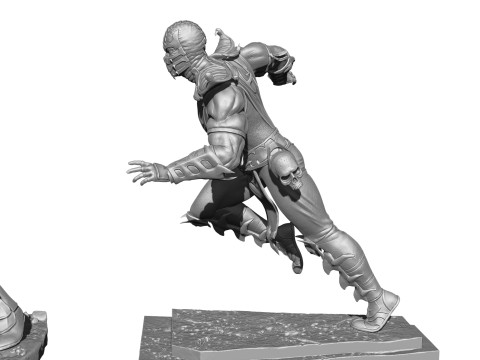 Scorpion mk9 vs Sub-Zero mkx for 3D printing STL 3D-Druckmodell