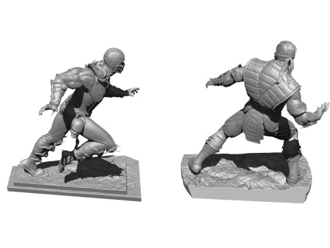 Scorpion mk9 vs Sub-Zero mkx for 3D printing STL 3D Print Model