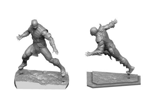 Scorpion mk9 vs Sub-Zero mkx for 3D printing STL 3D-Druckmodell
