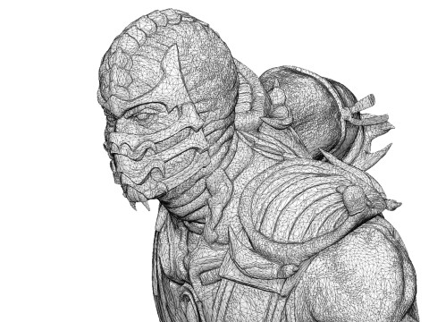 Scorpion mk9 vs Sub-Zero mkx for 3D printing STL 3D-Druckmodell