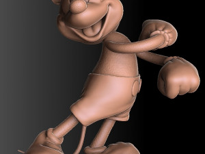 Mickey Mouse happy 3Dモデル