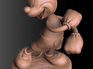 Mickey Mouse happy 3Dモデル