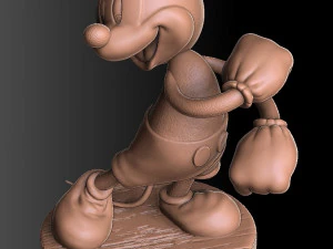Mickey Mouse happy 3D Model