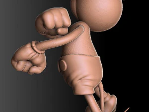 Mickey Mouse happy 3D Model