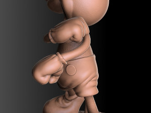 Mickey Mouse happy 3Dモデル