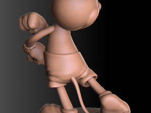 Mickey Mouse happy 3Dモデル