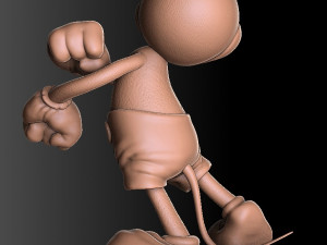Mickey Mouse happy 3Dモデル