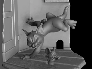Tom and Jerry 3d parintabe 3D Print Model