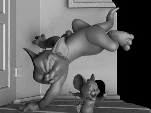 Tom and Jerry 3d parintabe 3D Print Model