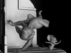 Tom and Jerry 3d parintabe 3D Print Model