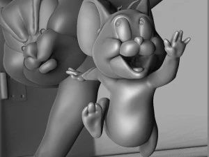 Tom and Jerry 3d parintabe 3D Print Model