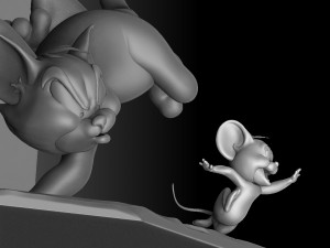 Tom and Jerry 3d parintabe Modelo de Impressão 3D