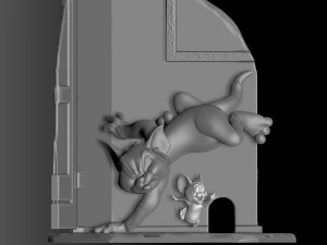 Tom and Jerry 3d parintabe 3D Print Model