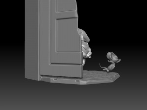 Tom and Jerry 3d parintabe Modelo de Impressão 3D