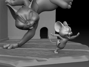 Tom and Jerry 3d parintabe 3D Print Model