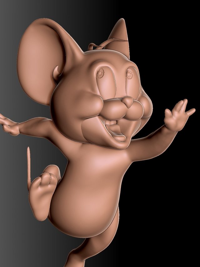 jerrymouse3d printable Modello di stampa 3D .c4d .max .obj .3ds .fbx .stl .blend 
