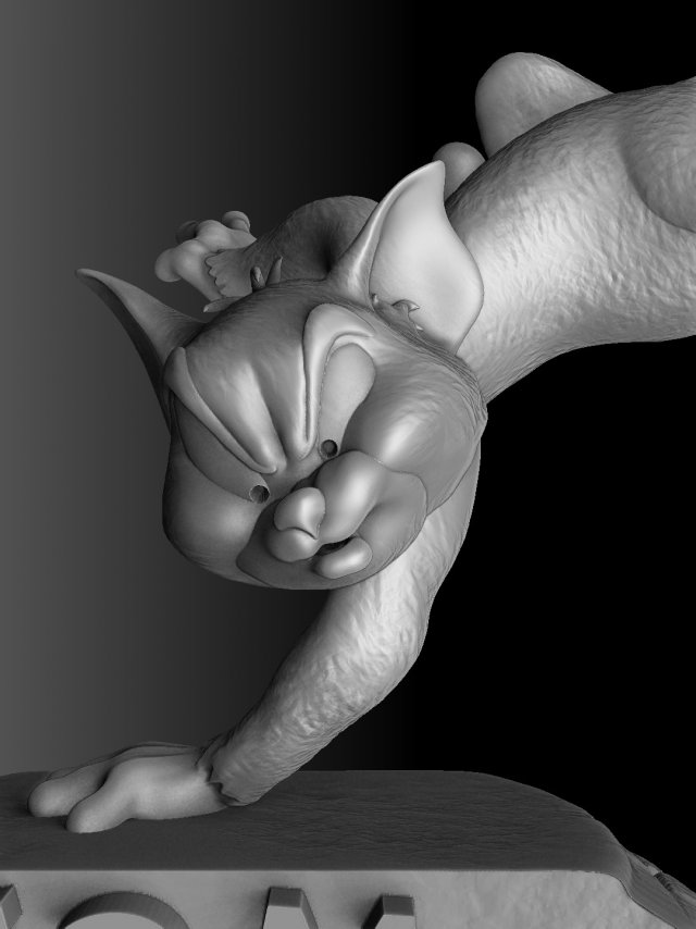tomcat3d printable 3D-Druckmodell .c4d .max .obj .3ds .fbx .stl .blend 