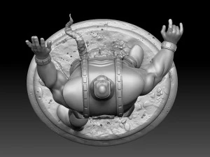 Krang 1987 for 3d print stl 3D Print Model