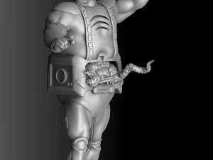 Krang 1987 for 3d print stl 3D Print Model