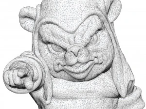 Gruffi gummy bear stl 3D Model
