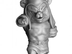 Gruffi gummy bear stl 3D Model
