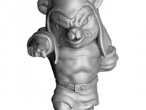Gruffi gummy bear stl 3D Model