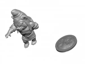 Gruffi gummy bear stl 3D Model