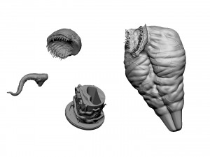 Venom bust 2 options 3d printable 3D Print Model