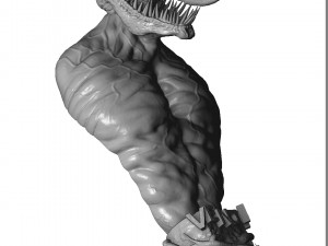 Venom bust 2 options 3d printable 3D Print Model