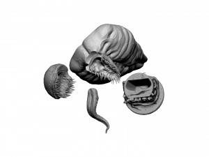 Venom bust 2 options 3d printable 3D Print Model
