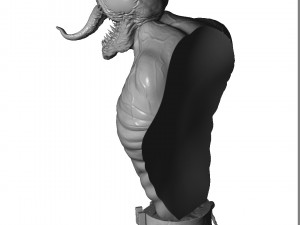 Venom bust 2 options 3d printable 3D Print Model