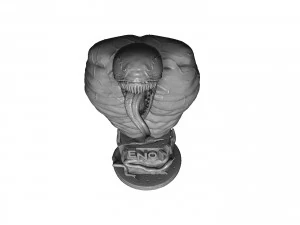 Venom bust 2 options 3d printable 3D Print Model