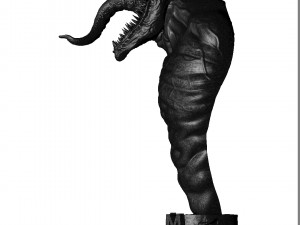 Venom bust 2 options 3d printable 3D Print Model