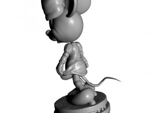 Minnie Mouse Oops for 3d print Modèles 3D en vedette