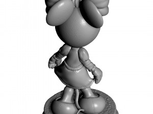 Minnie Mouse Oops for 3d print Modèles 3D en vedette